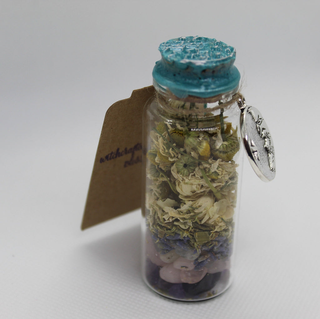 Sacred Slumber Sleep Spell Jar Witch Witchy Witchcraft Wicca Wiccan Pagan Metaphysical